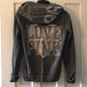 VS PINK Zip Up Hoodie
